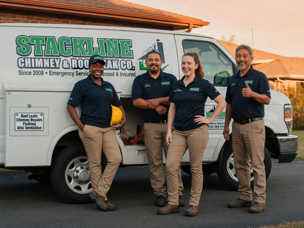 Chimney flashing repair company in Onslow, IA